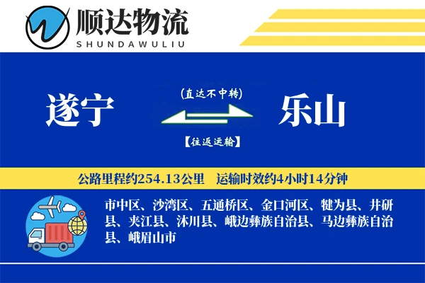遂宁到乐山物流公司