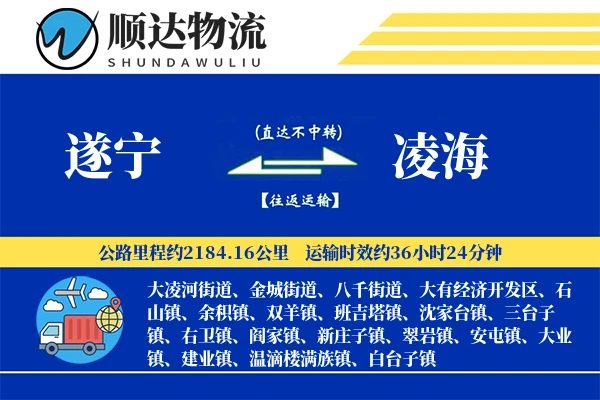 遂宁到凌海物流公司