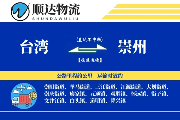 台湾到崇州物流公司