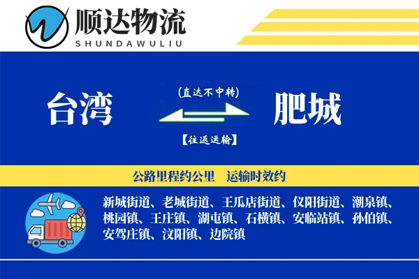台湾到肥城物流公司