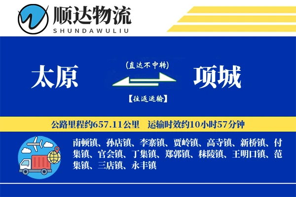 太原到项城物流公司