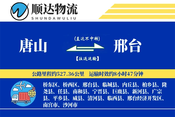 唐山到邢台物流公司