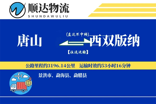 唐山到西双版纳物流公司