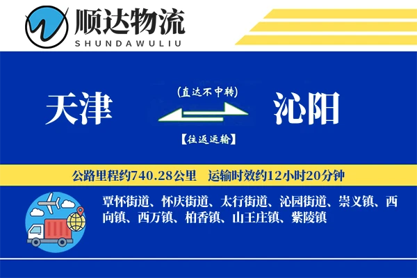 天津到沁阳物流公司