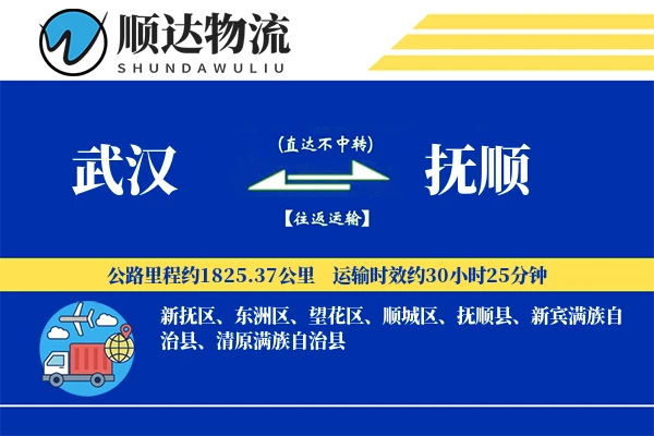 武汉到抚顺物流公司