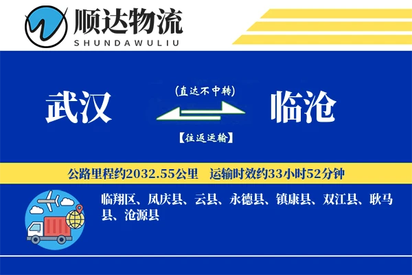 武汉到临沧物流公司