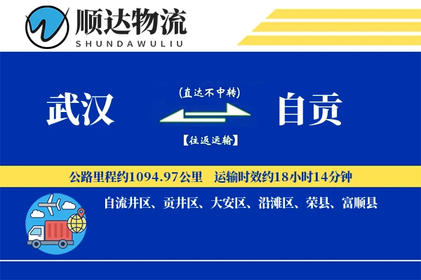 武汉到自贡物流公司