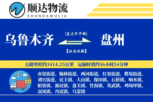 乌鲁木齐到盘州物流公司-同城物流专线「仓储管理」