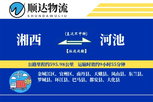 湘西到河池物流公司