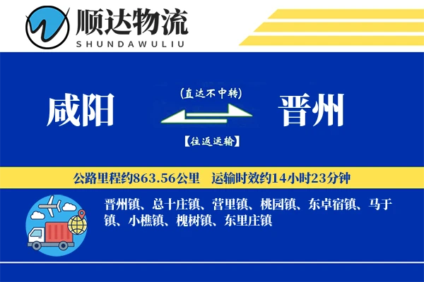 咸阳到晋州物流公司