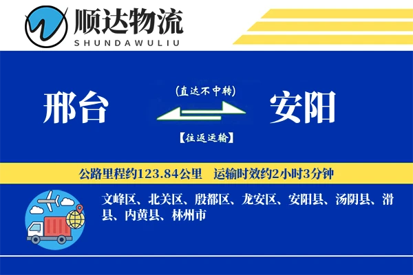 邢台到安阳物流公司