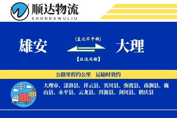雄安到大理物流公司