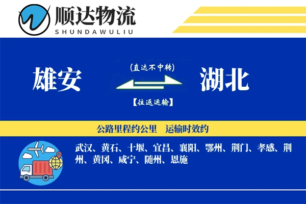 雄安到湖北物流公司