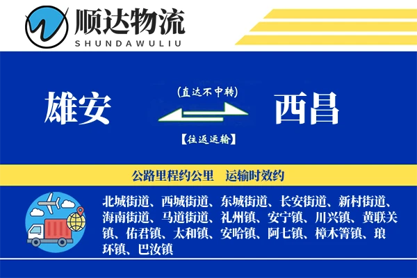 雄安到西昌物流公司