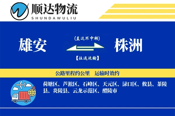 雄安到株洲物流公司