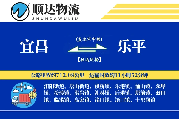 宜昌到乐平物流公司