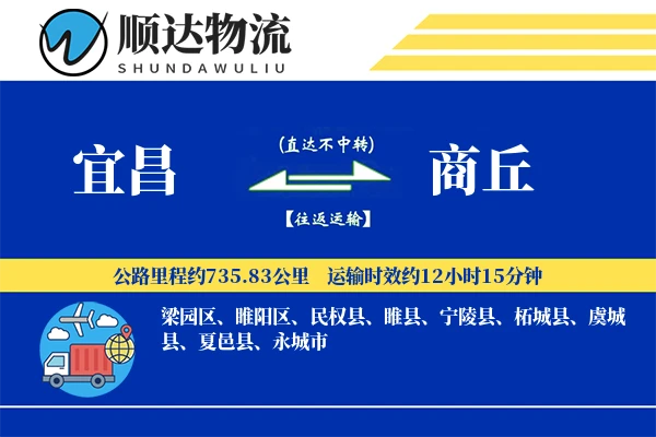 宜昌到商丘物流公司-同城运输专线「优先处理」