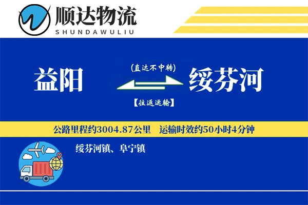 益阳到绥芬河物流公司