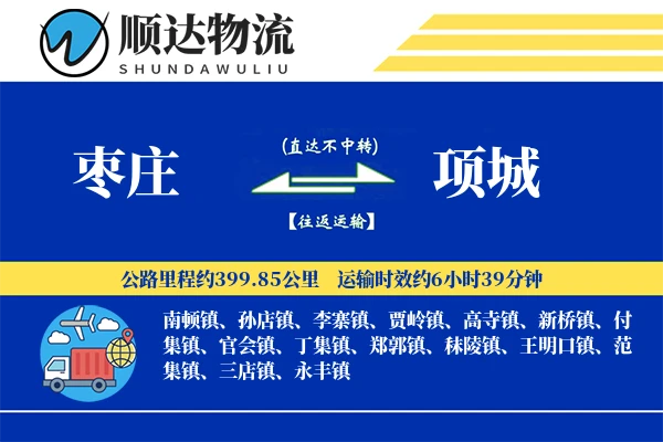 枣庄到项城物流公司