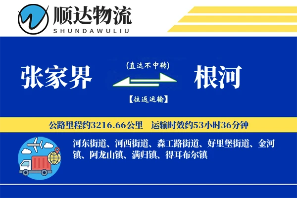 张家界到根河物流公司