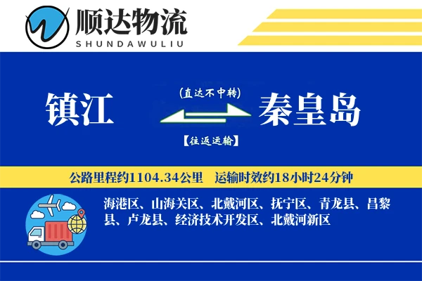 镇江到秦皇岛物流公司