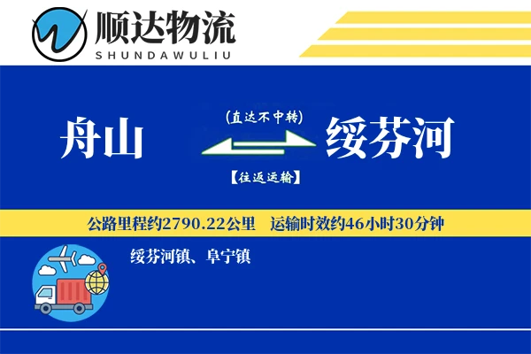 舟山到绥芬河物流公司