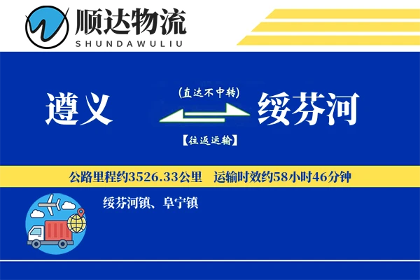 遵义到绥芬河物流公司